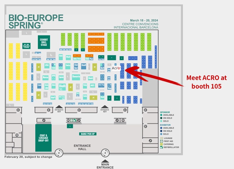 We are exhibiting at the BIO-Europe Spring 2024. Come and meet us at booth 105!